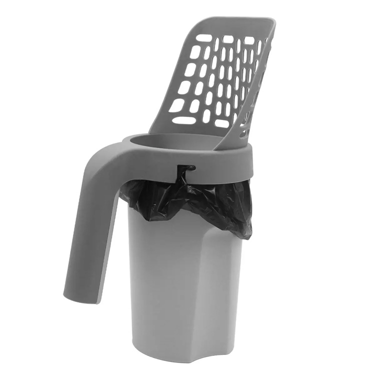 2 en 1 Chat Excréments Excréments portables Portable Scoop de litière pour chat