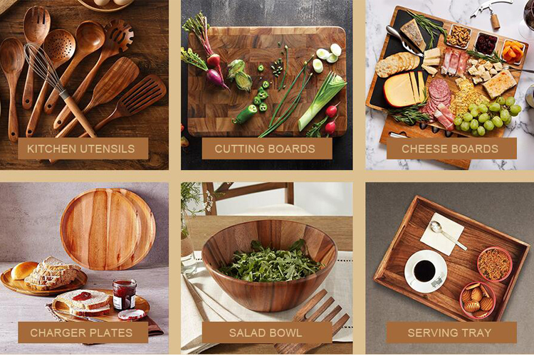 Produit de cuisine en bois durable - Outils de cuisine respectueux de l'environnement