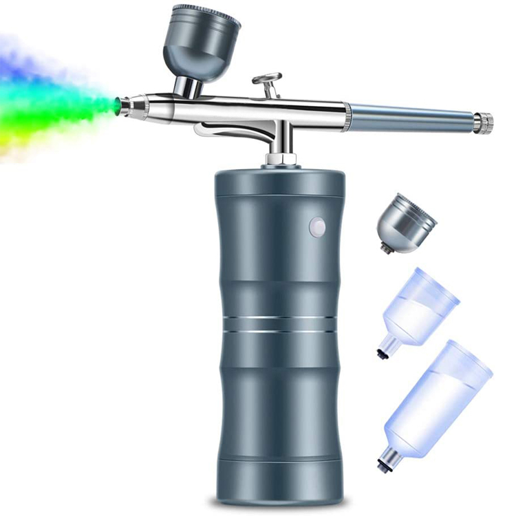 Compresseur d'aérographe sans fil pour mini pistolet à peinture en aérosol