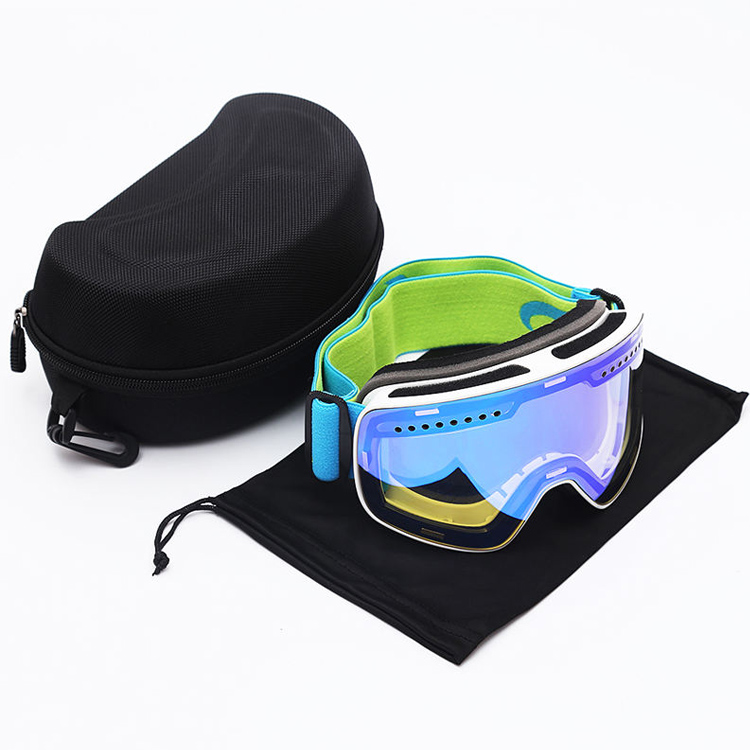 Lunettes de ski de neige élégantes UV 400 magnétiques personnalisées anti-buée