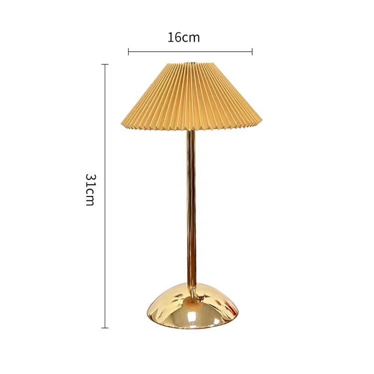 Lampe de bureau sans fil à LED d'ambiance à intensité variable tactile de chevet de bar