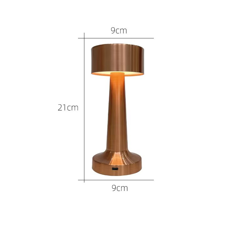 Table de Bar Led capteur tactile rétro bureau haltère lampe de bureau