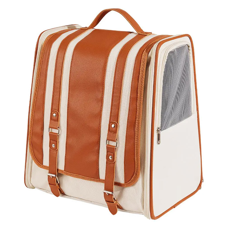 Sac de voyage de sac à dos de chat portable pour animaux de compagnie extérieurs portables