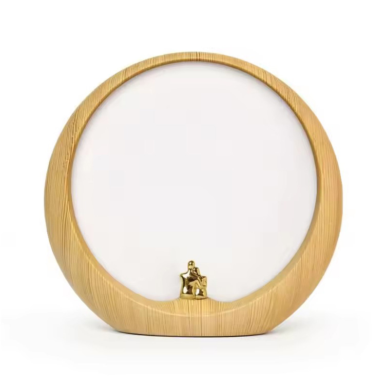 Lampe de bureau créative au clair de lune, atmosphère de chambre à coucher