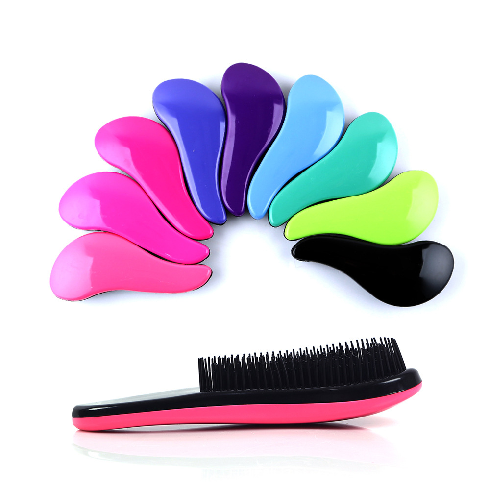 Brosse démêlante de peigne de massage anti-noeud avec logo personnalisé