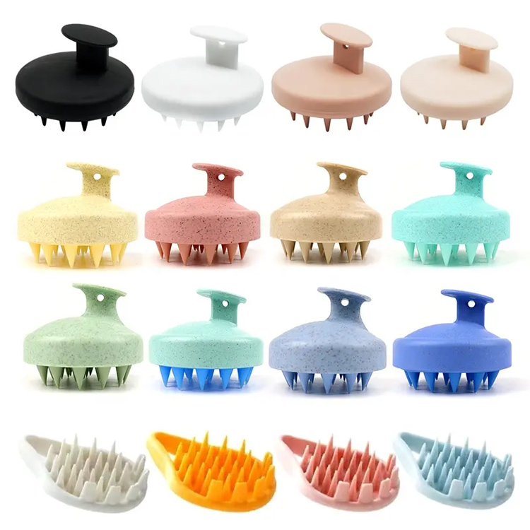 Personnaliser le pinceau de massage du shampooing de logo
