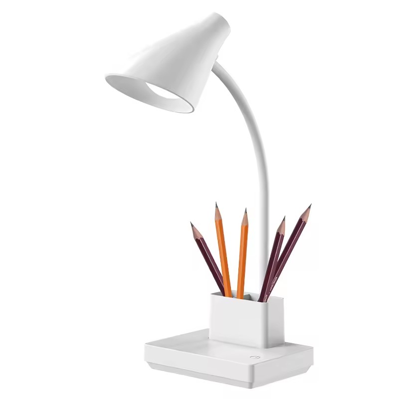 Lampe de table d'étude de bureau menée de charge rechargeable adaptée aux besoins du client