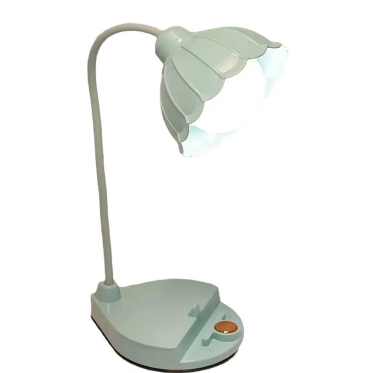 Lampe de bureau florale à LED, joli support de projecteur, veilleuse de bureau