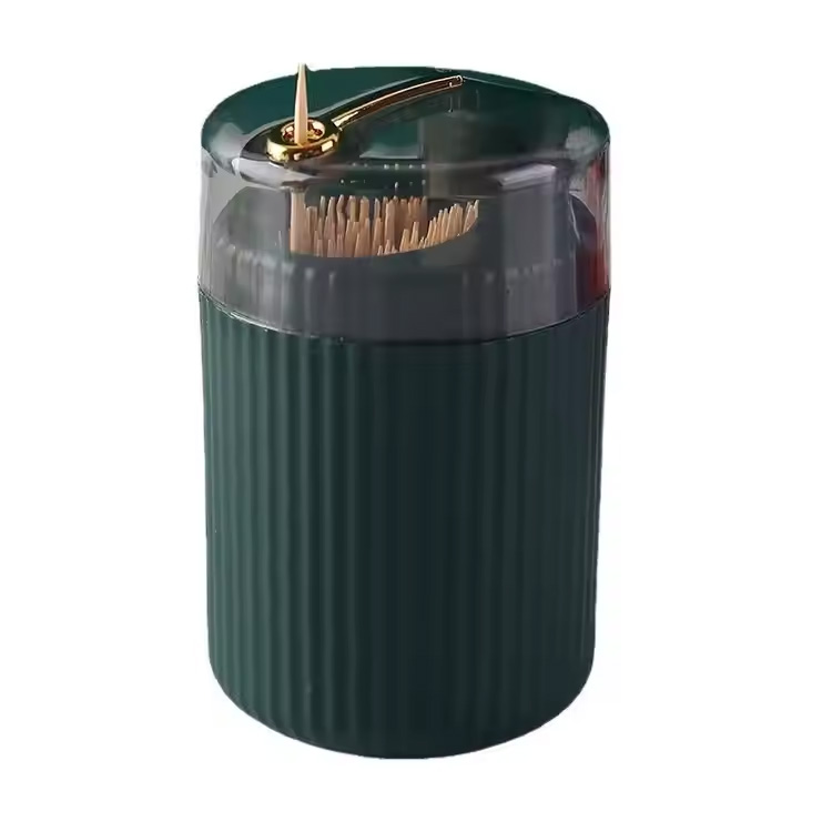 Distributeur boîte de rangement de type poussoir, support de boîte de cure-dents