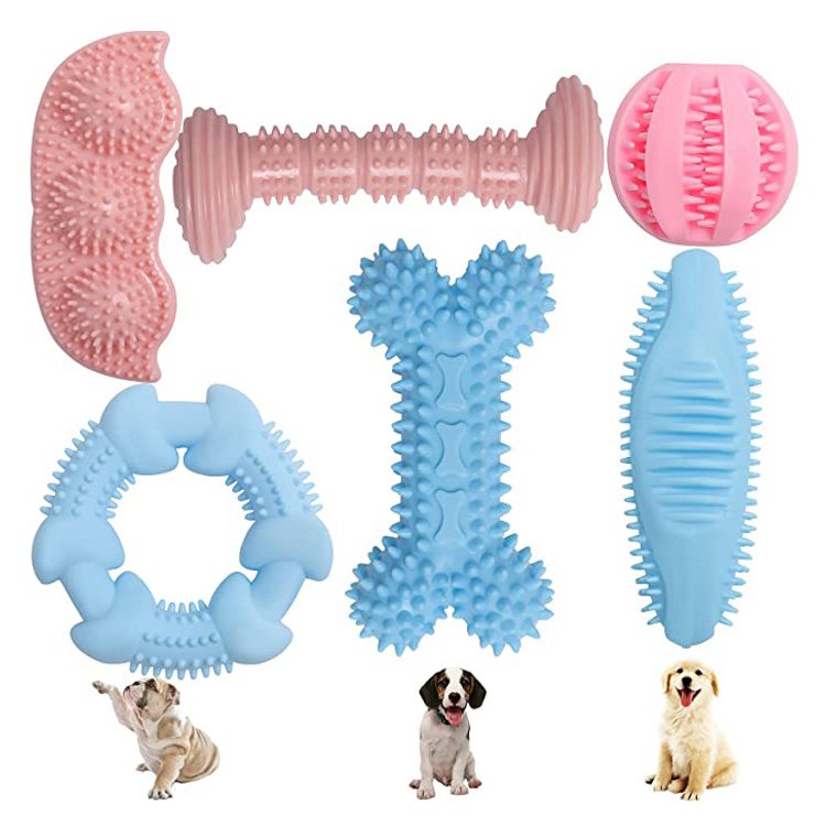 Jouets de dentition pour chiens à mâcher agressifs pour chiots durables