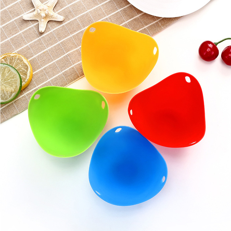 Pocheur d'oeufs de moule de tasse de braconnage en silicone durable