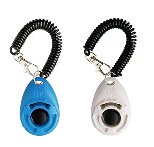 Clicker de dressage efficace pour chiens de compagnie avec dragonne