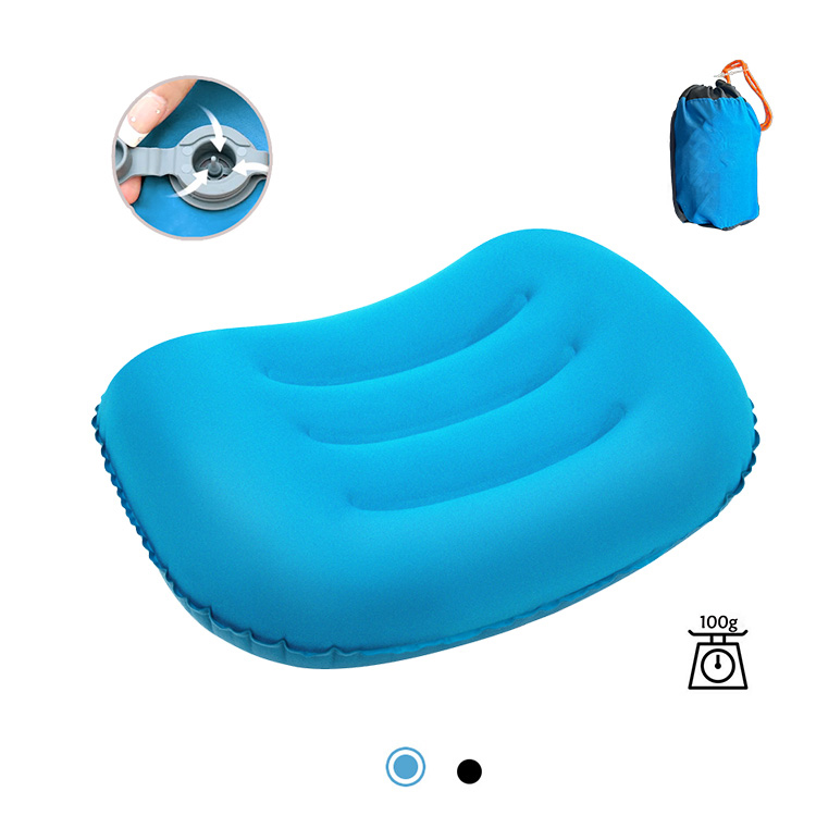 Oreiller de camping compressible gonflable ergonomique en TPU