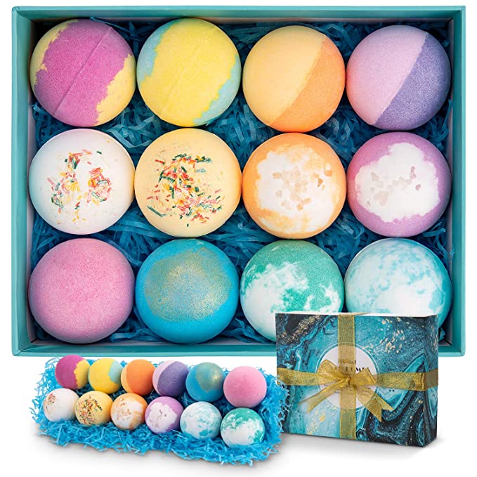 Ensemble de bombes de bain bio pour enfants naturels à l'huile essentielle