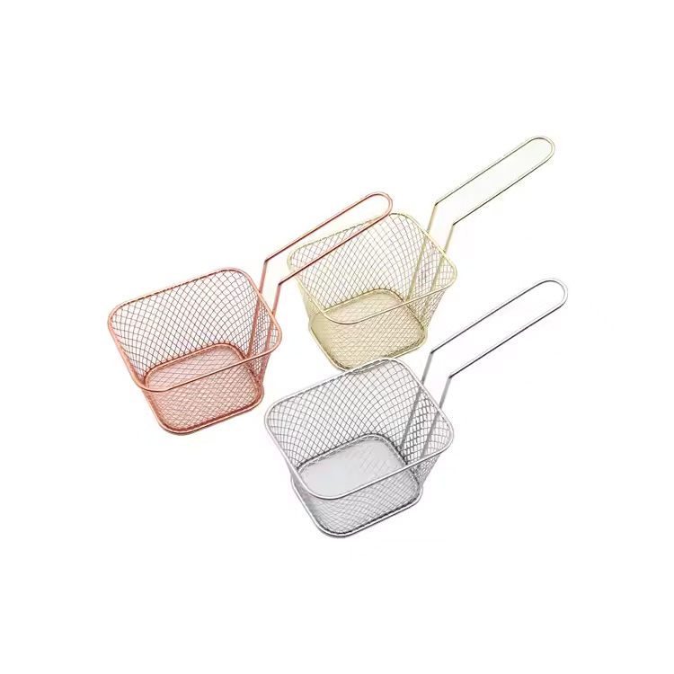 French Fries Chips Panier accessoire de cuisine en acier inoxydable