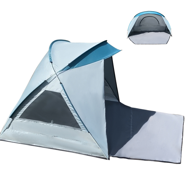 Tente de plage extérieure Glamping à ouverture rapide pour 4 adultes de haute qualité