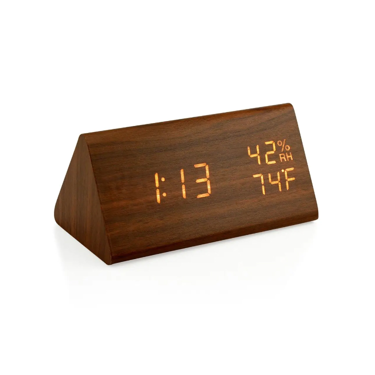 Cube à domicile Cube portable en bois à LED numérique LED