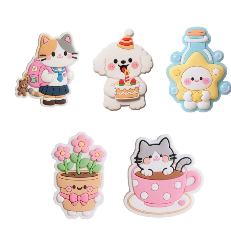 Aimant de réfrigérateur en PVC de conception personnalisée de souvenirs de décoration de maison