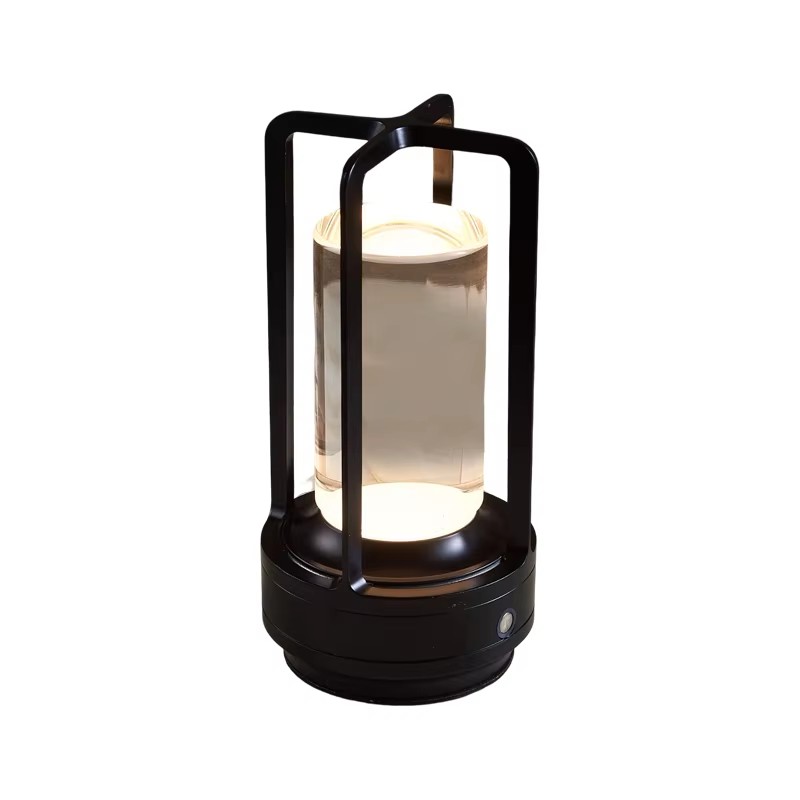 Lampe de table de lanterne sans fil menée en aluminium de vente chaude sans fil
