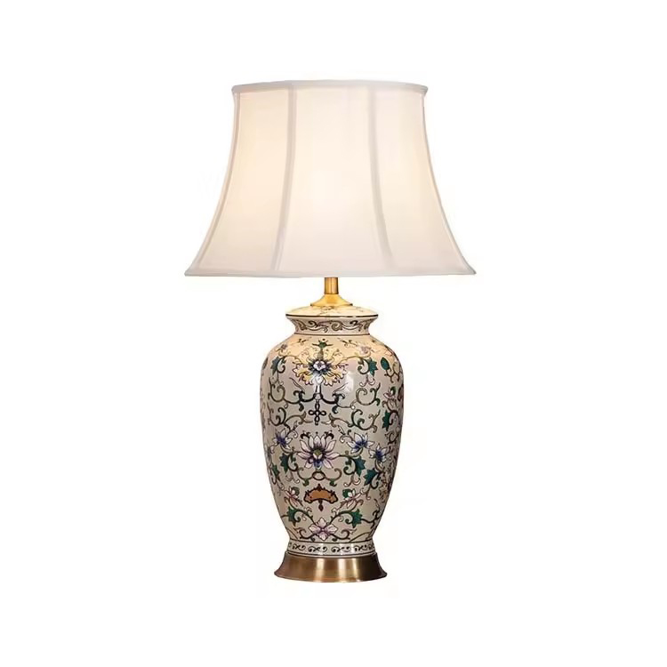 Lampe de table classique en céramique, articles ménagers personnalisés, offre spéciale