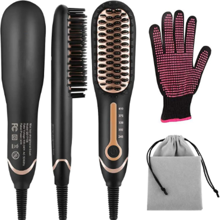 Fer Brush Hot peigt en céramique coiffage lisser-listing électrique