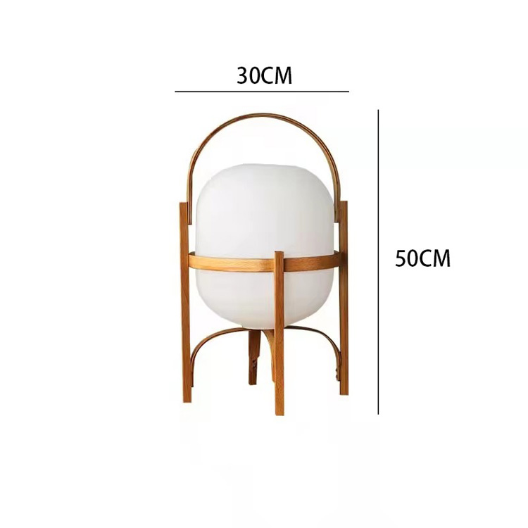 Lampes de table d'étude de meuble de chevet d'art simple de style japonais