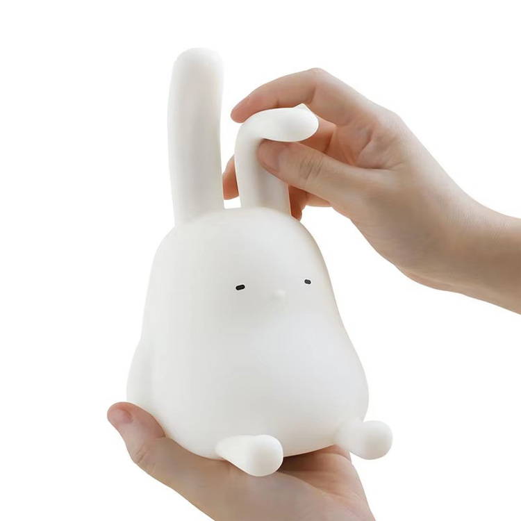 Lampe de bureau lapin en Silicone, cadeau pour enfants, veilleuse pour enfants