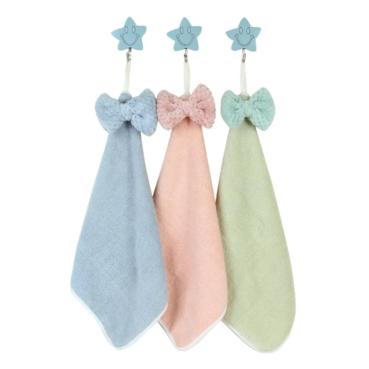 Cuisine et salle de bain, super absorbant douce petite serviette de suspension