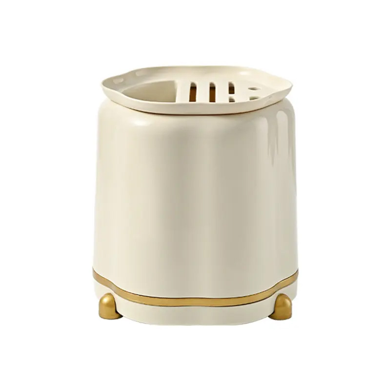 Porte-couteau rotatif de cuisine Rangement de couteau multifonctionnel