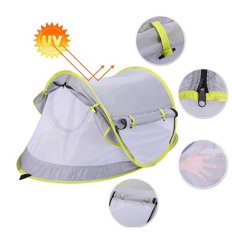 Tente escamotable légère en polyester imperméable monocouche