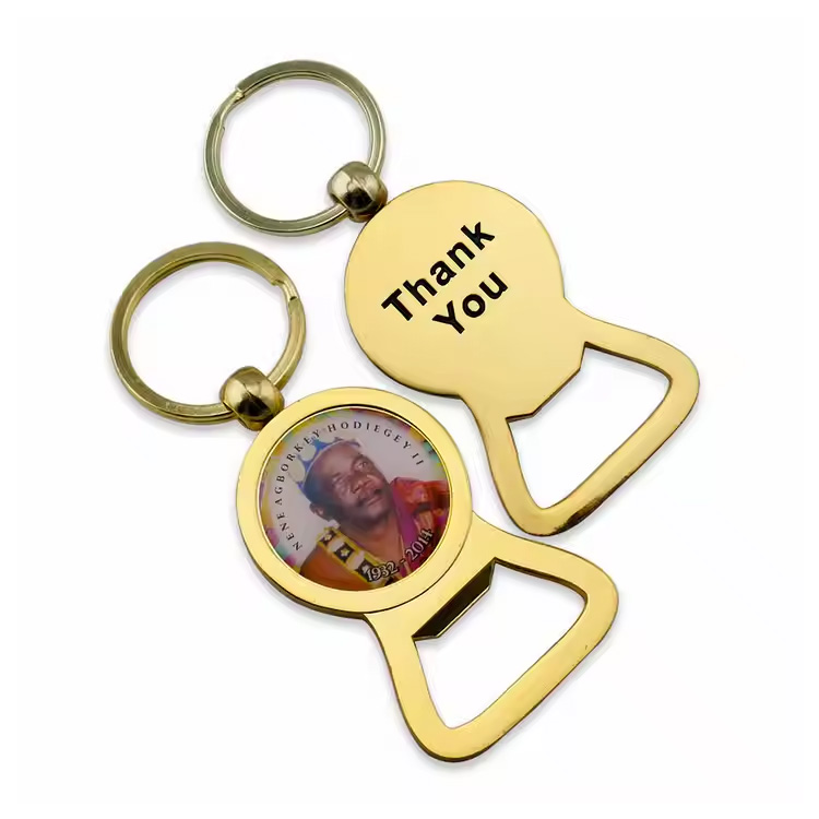 Logo Metal Custom Keyholder Key Key Ring Beer Key Chain