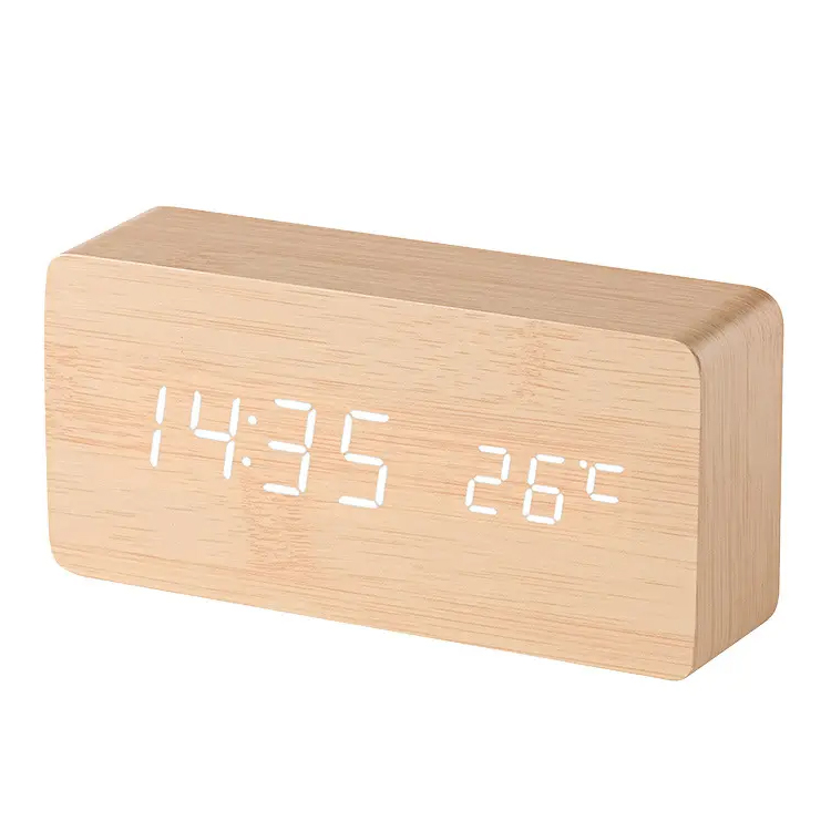 Affichage à bas prix Horloge de table numérique LED USB LED