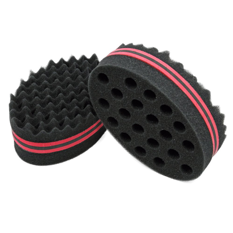 Éponge de brosse de torsion de cheveux de barbier Magic Curl