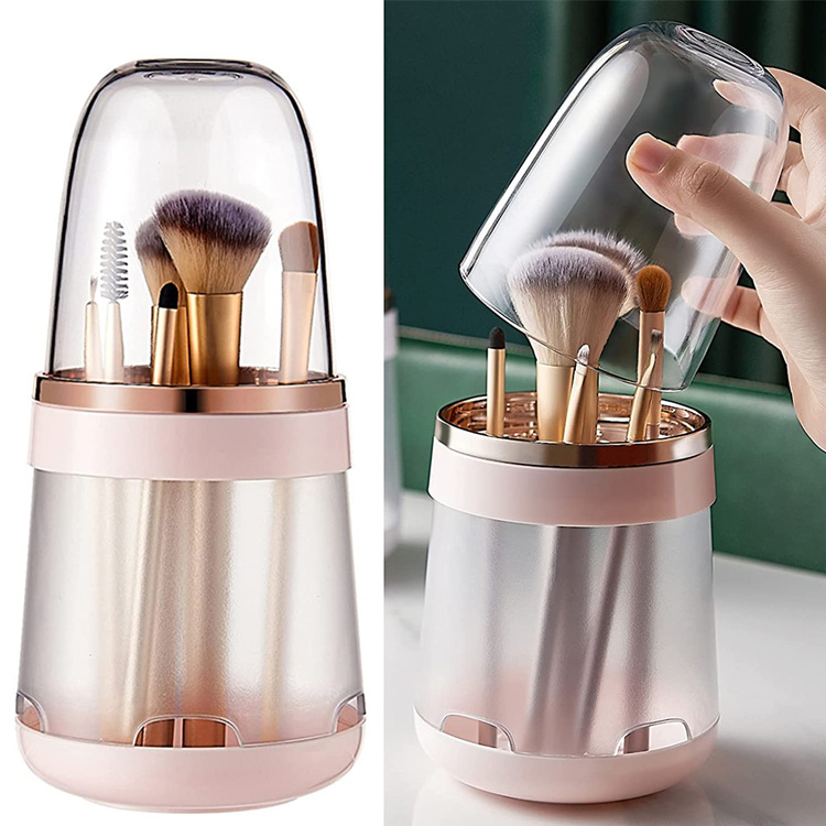 Organisateur cosmétique combiné de stockage de séchage de brosse de maquillage
