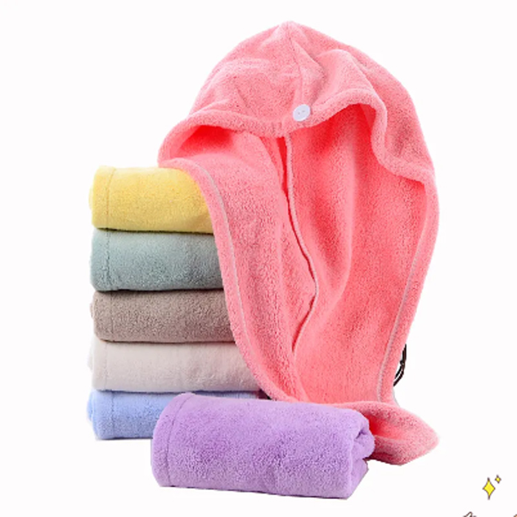 Microfibre pour femmes Salon Salon Sèche-cheveux serviette turban