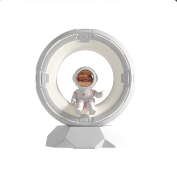 Lampe de bureau d'astronaute décorative rechargeable et créative moderne
