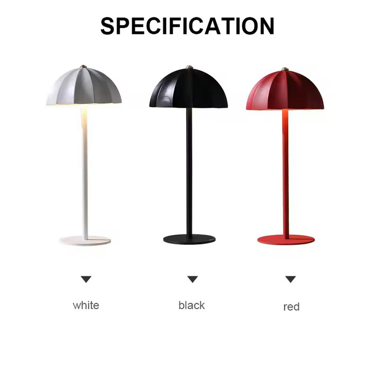 Lampe de bureau à intensité variable de nuit LED sans fil de décoration moderne