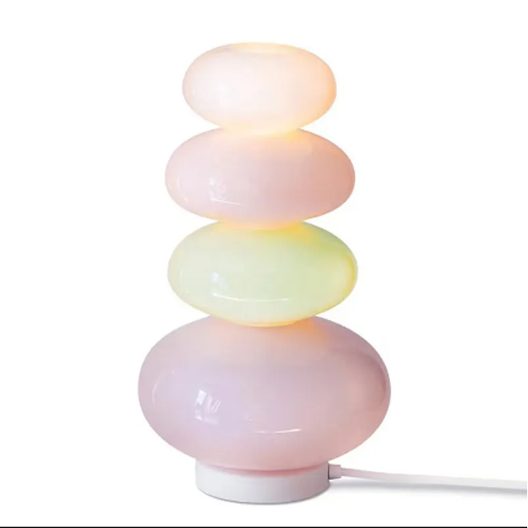 Lampe de bureau colorée macaron irisé de mode moderne