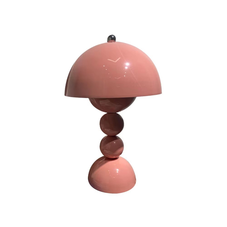 Lampe de table de dôme de décoration d'hôtel légère et simple moderne