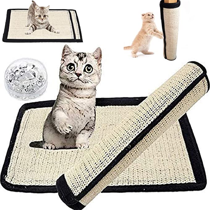 Tapis à gratter au sol naturel Tapis à gratter en sisal pour chat