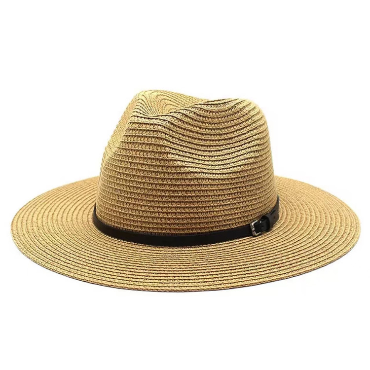 Nouveau Mode Cowboy Jazz Style chapeau de paille parasol protection solaire