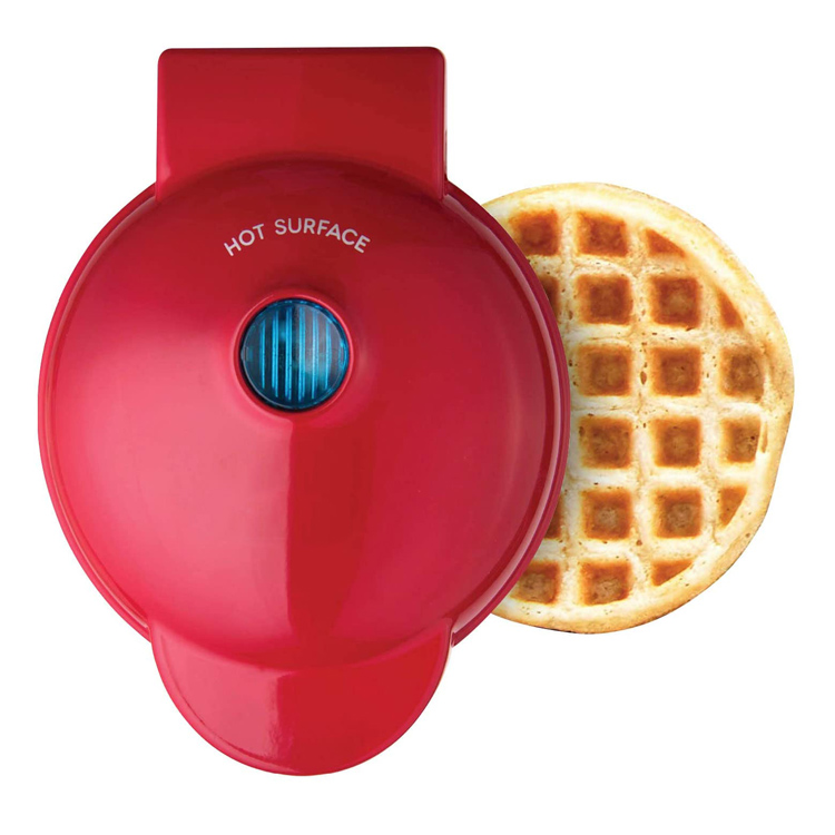 Mini gaufrier antiadhésif en acier inoxydable facile à nettoyer