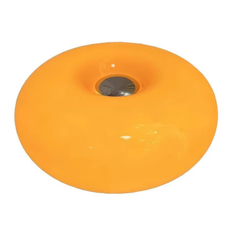 Lampe nordique Bauhaus médiévale Led verre beignet lampe de table