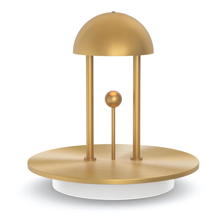 Lampe de table en laiton de batterie 2000mAh sans fil moderne nordique