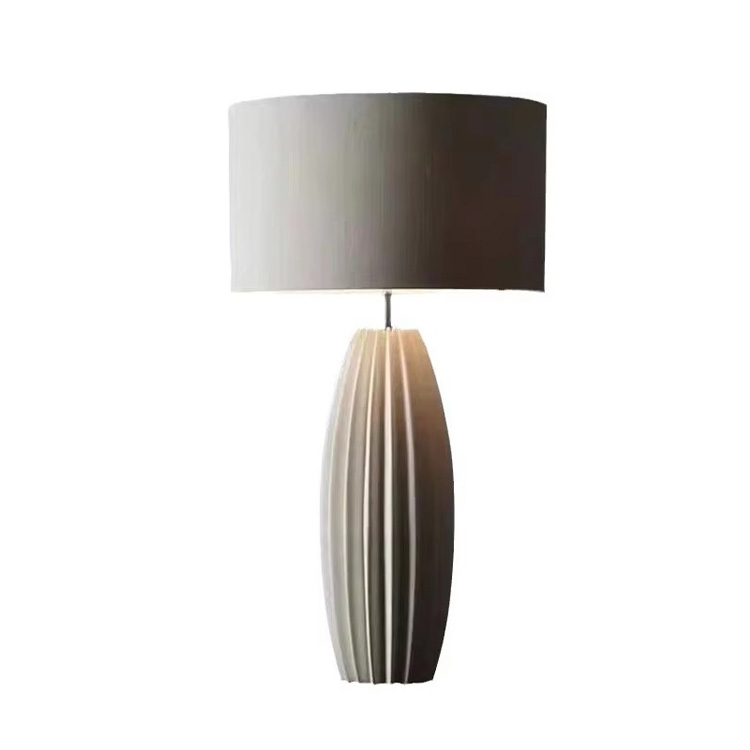 Lampe de bureau en cristal de chambre à coucher de luxe d'Europe du Nord