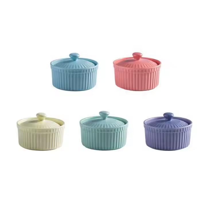 Four SAFE Personnalisé Beautiful Suffle Ramekin Bowls