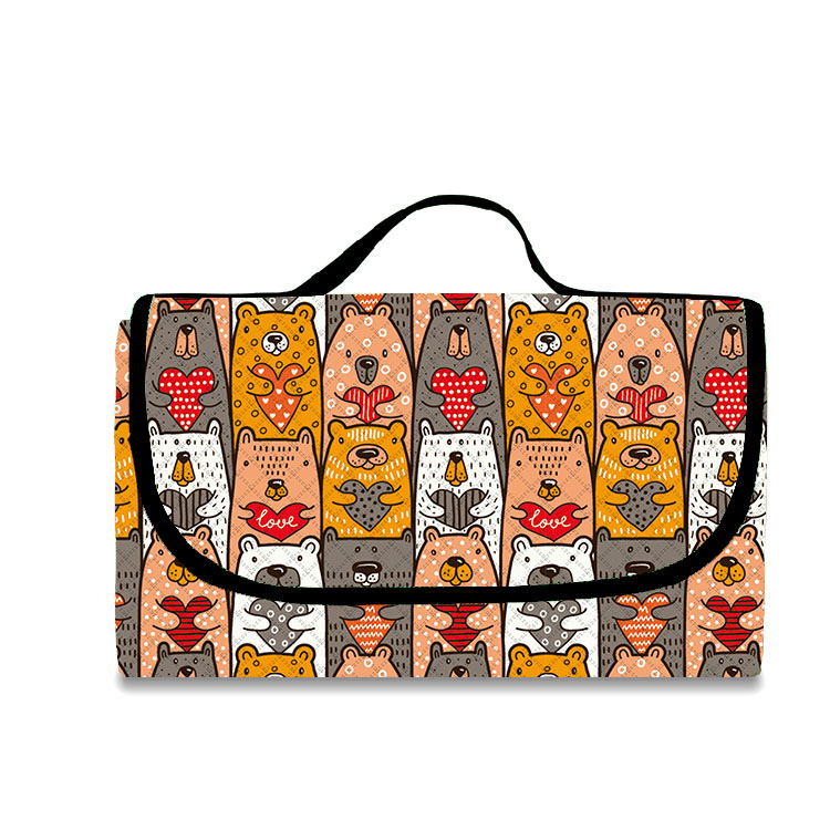 Tapis de pique-nique enroulable, Portable, pour Camping en plein air, pique-nique