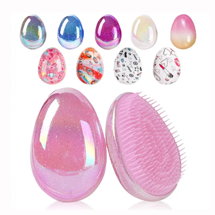 Peigne de cheveux de brosse de masseur anti-statique portable peigne