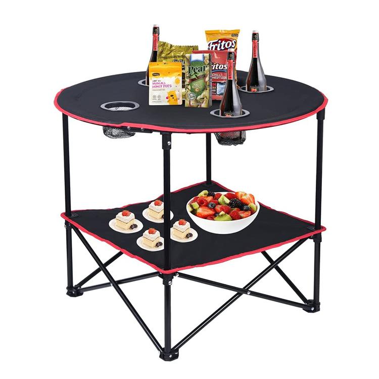 Table pliante portative légère de pique-nique de camping de plage