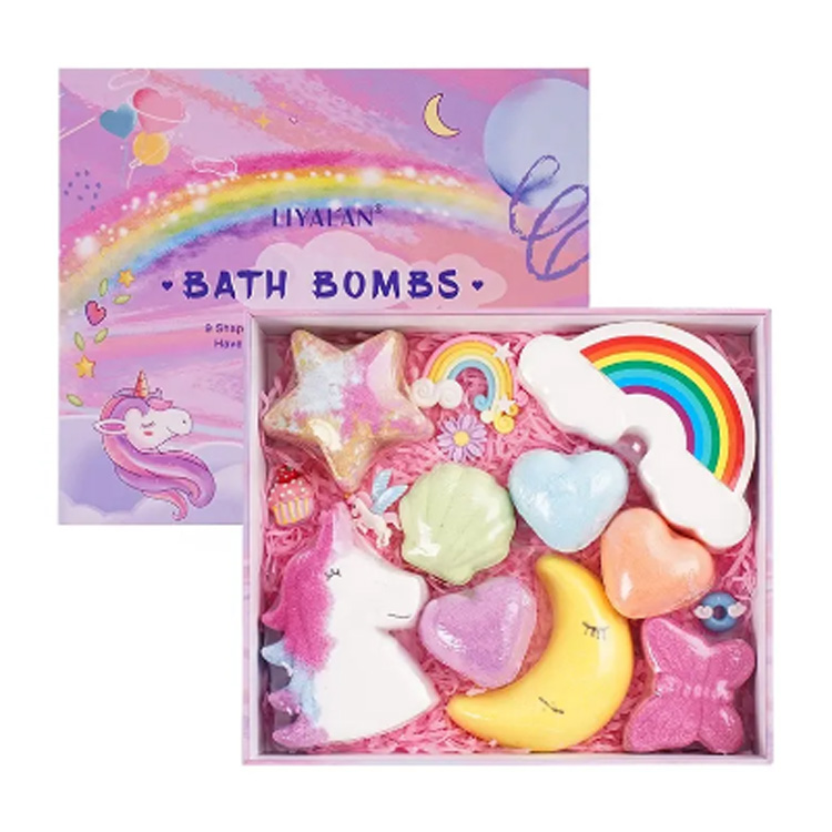 Label privé Luxury Vegan Rainbow Cloud Organic Bath Bomb